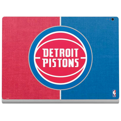 NBA Detroit Pistons Canvas Surface Book 2 13.5in Skin