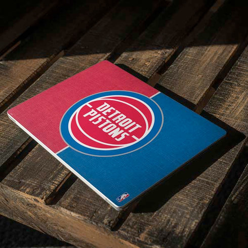 NBA Detroit Pistons Canvas Surface Laptop 3 13.5in Skin