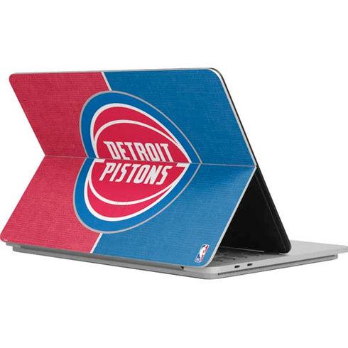 NBA Detroit Pistons Canvas Surface Laptop Studio Skin