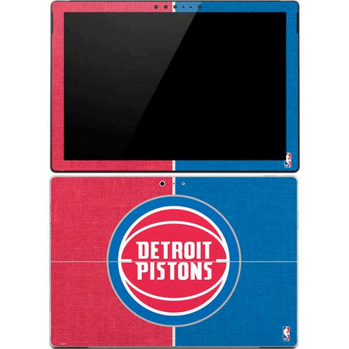 NBA Detroit Pistons Canvas Surface Pro 4 Skin
