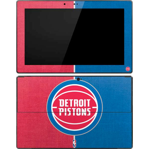 NBA Detroit Pistons Canvas Surface Pro Tablet Skin