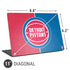 NBA Detroit Pistons Canvas Universal Laptop 11in (8.8 x 6.2in) Skin