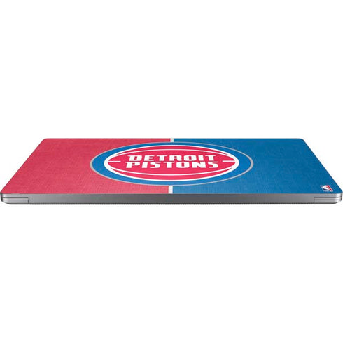NBA Detroit Pistons Canvas Universal Laptop 12in (9.8 x 6.8in) Skin