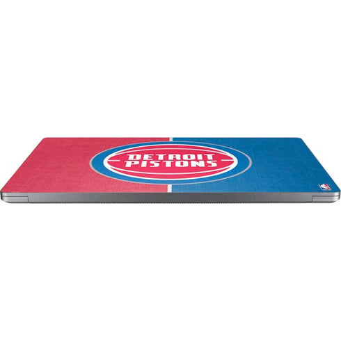 NBA Detroit Pistons Canvas Universal Laptop 15in (12.2 x 8.8in) Skin