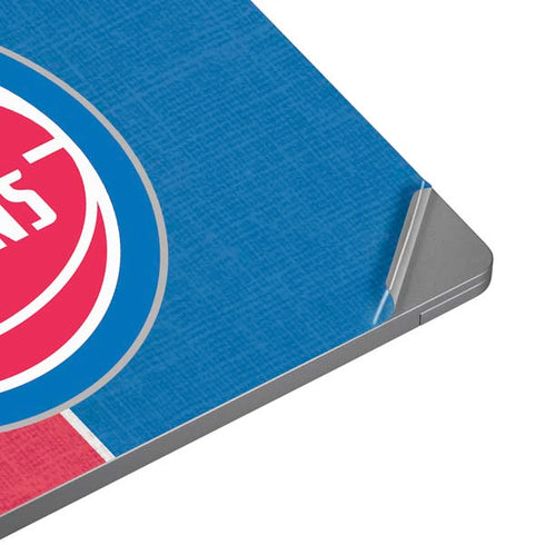 NBA Detroit Pistons Canvas Universal Laptop 17in (13.8 x 10in) Skin