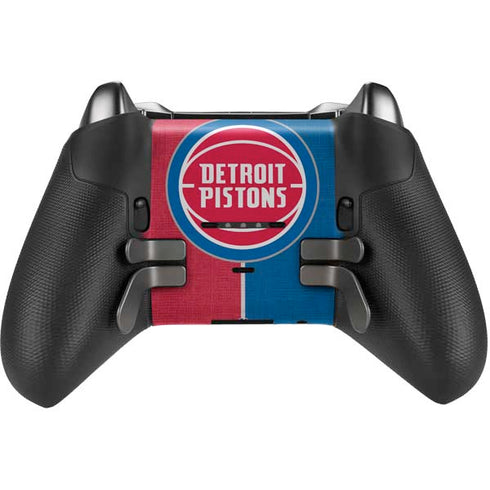 NBA Detroit Pistons Canvas Xbox Elite Wireless Controller Series 2 Skin