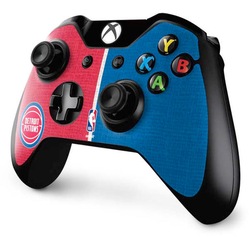 NBA Detroit Pistons Canvas Xbox One Controller Skin