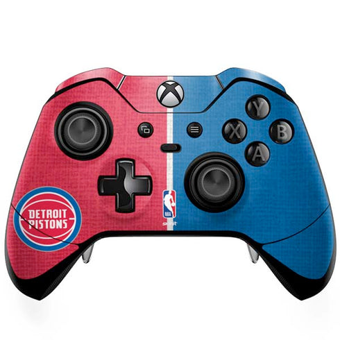 NBA Detroit Pistons Canvas Xbox One Elite Controller Skin