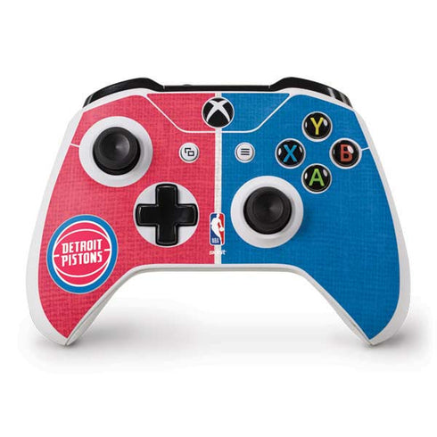 NBA Detroit Pistons Canvas Xbox One S Controller Skin