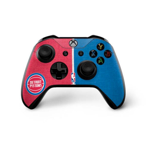 NBA Detroit Pistons Canvas Xbox One X Controller Skin
