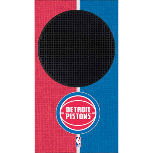 NBA Detroit Pistons Canvas Xbox Series S Bundle Skin