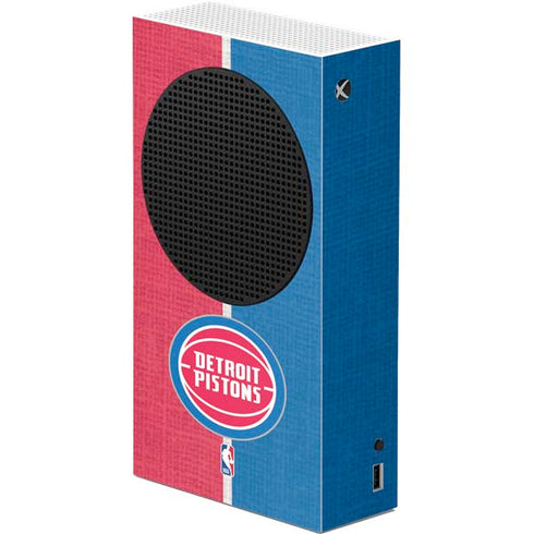 NBA Detroit Pistons Canvas Xbox Series S Console Skin