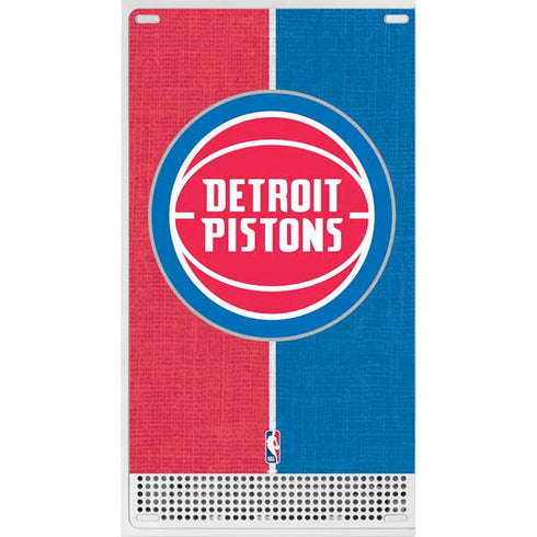 NBA Detroit Pistons Canvas Xbox Series S Console Skin