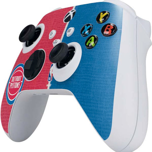 NBA Detroit Pistons Canvas Xbox Series S Controller Skin