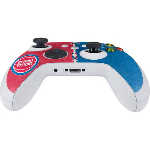 NBA Detroit Pistons Canvas Xbox Series S Controller Skin