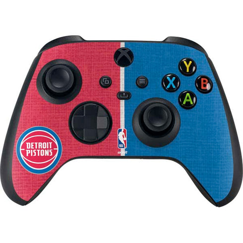 NBA Detroit Pistons Canvas Xbox Series X Controller Skin