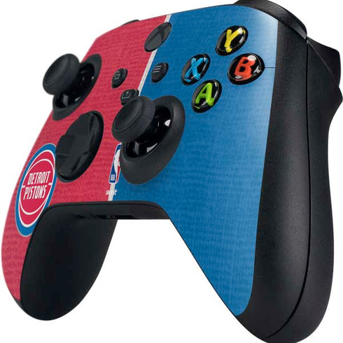 NBA Detroit Pistons Canvas Xbox Series X Controller Skin