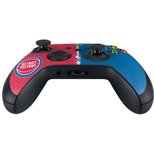 NBA Detroit Pistons Canvas Xbox Series X Controller Skin