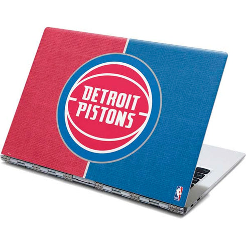 NBA Detroit Pistons Canvas Yoga 910 2-in-1 14in Touch-Screen Skin
