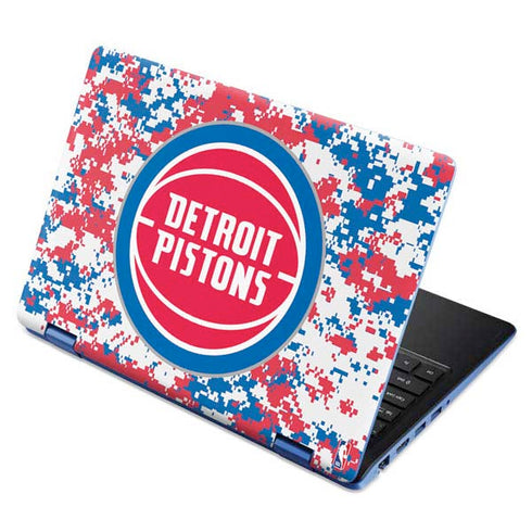 NBA Detroit Pistons Digi Camo Aspire R11 11.6in Skin