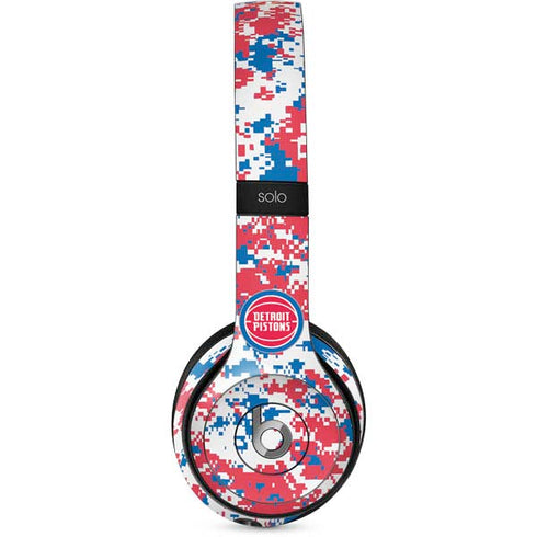 NBA Detroit Pistons Digi Camo Beats Solo 2 Wired Skin