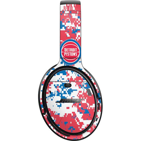 NBA Detroit Pistons Digi Camo Bose QuietComfort 35 Headphones Skin