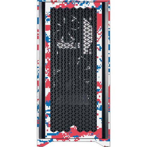 NBA Detroit Pistons Digi Camo Corsair 4000D Tempered Glass Mid-Tower ATX Case Skin