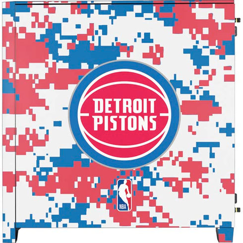 NBA Detroit Pistons Digi Camo Corsair 4000D Tempered Glass Mid-Tower ATX Case Skin