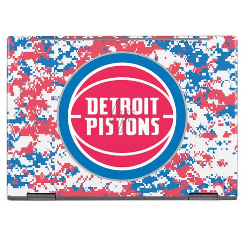 NBA Detroit Pistons Digi Camo HP Envy Skin