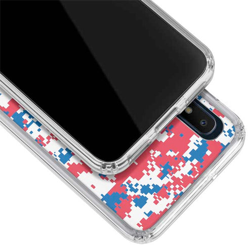 NBA Detroit Pistons Digi Camo Galaxy A10e Clear Case