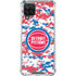 NBA Detroit Pistons Digi Camo Galaxy A12 Clear Case