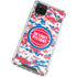 NBA Detroit Pistons Digi Camo Galaxy A12 Clear Case