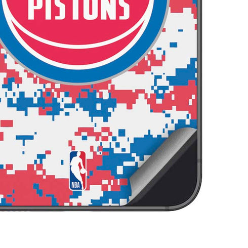 NBA Detroit Pistons Digi Camo Galaxy A14 5G Skin