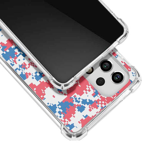 NBA Detroit Pistons Digi Camo Galaxy A53 5G Clear Case