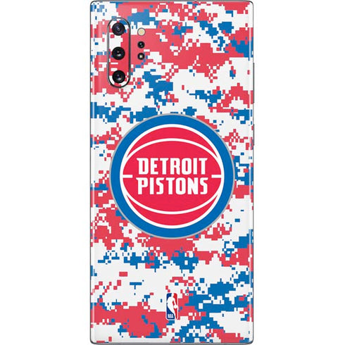 NBA Detroit Pistons Digi Camo Galaxy Note 10 Plus Skin