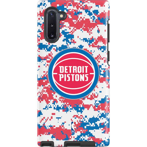 NBA Detroit Pistons Digi Camo Galaxy Note 10 Pro Case