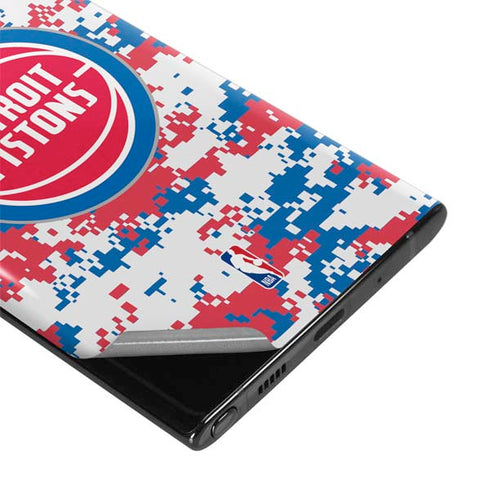 NBA Detroit Pistons Digi Camo Galaxy Note 10 Skin