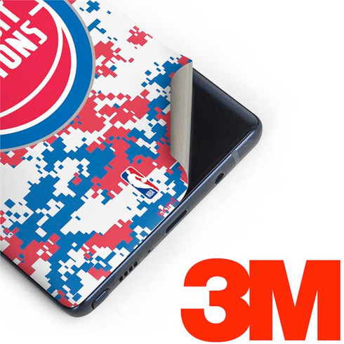 NBA Detroit Pistons Digi Camo Galaxy Note 9 Skin