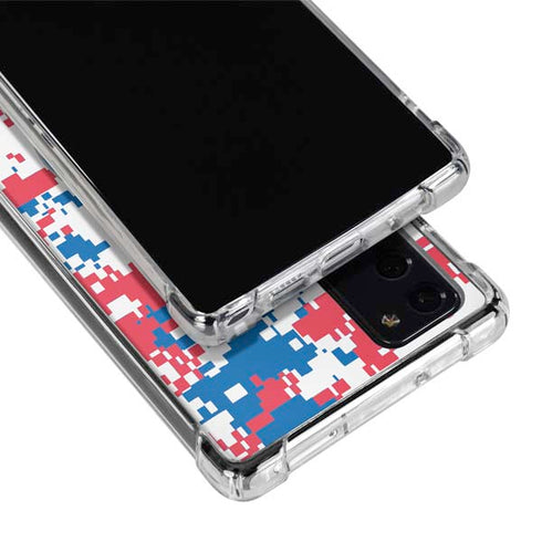 NBA Detroit Pistons Digi Camo Galaxy Note20 5G Clear Case