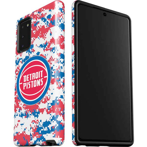 NBA Detroit Pistons Digi Camo Galaxy Note20 5G Pro Case
