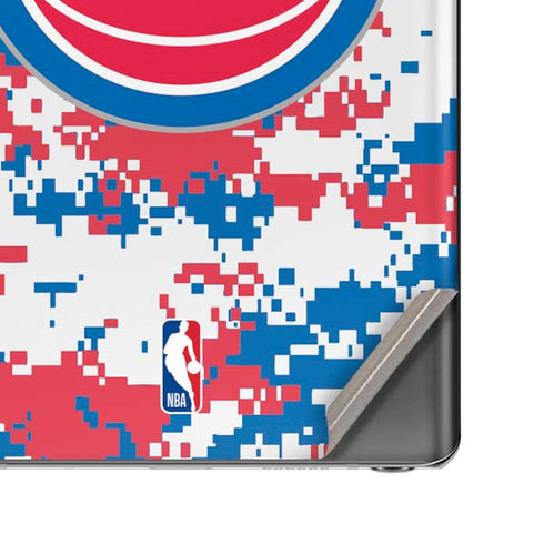 NBA Detroit Pistons Digi Camo Galaxy Note20 5G Skin