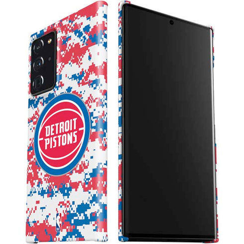 NBA Detroit Pistons Digi Camo Galaxy Note20 Ultra 5G Lite Case