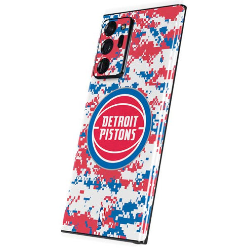 NBA Detroit Pistons Digi Camo Galaxy Note20 Ultra 5G Skin