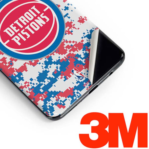 NBA Detroit Pistons Digi Camo Galaxy S10e Skin