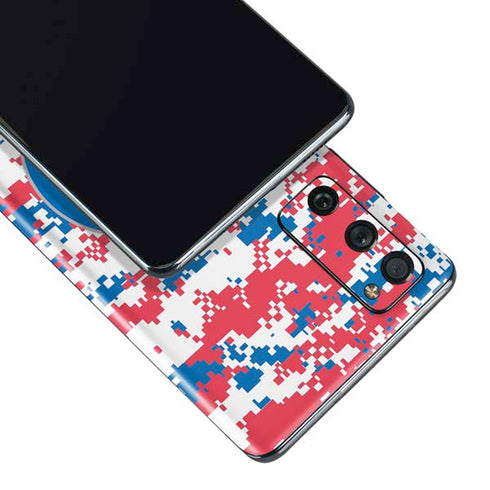 NBA Detroit Pistons Digi Camo Galaxy S20 Fan Edition Skin