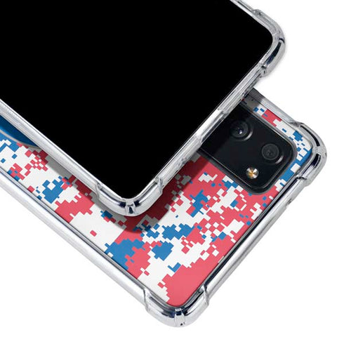 NBA Detroit Pistons Digi Camo Galaxy S20 FE Clear Case