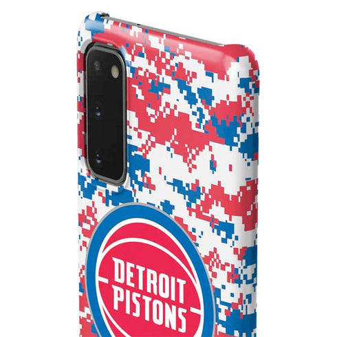 NBA Detroit Pistons Digi Camo Galaxy S20 Lite Case
