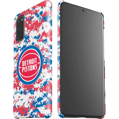 NBA Detroit Pistons Digi Camo Galaxy S20 Lite Case