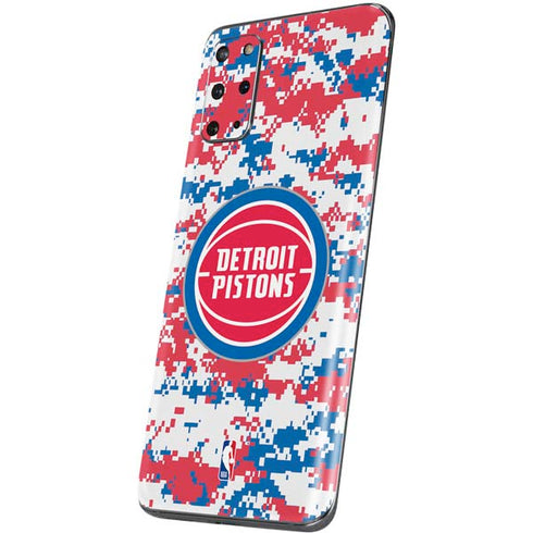 NBA Detroit Pistons Digi Camo Galaxy S20 Plus Skin