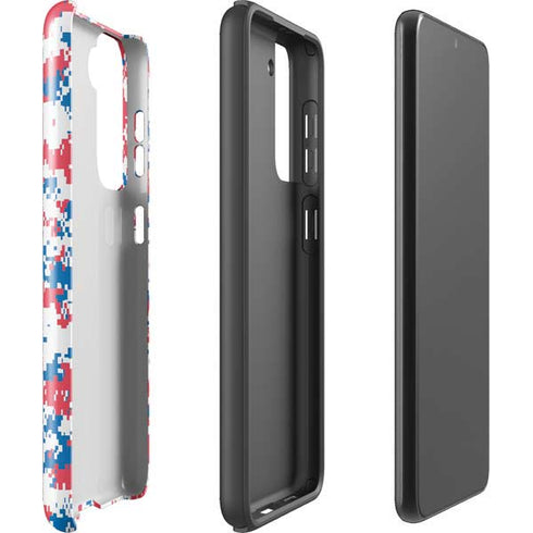 NBA Detroit Pistons Digi Camo Galaxy S21 Plus 5G Pro Case